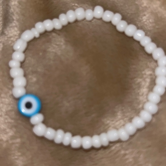 light blue evil eye bracelet - Picture 2 of 2